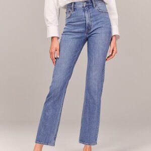 Ultra High Rise Ankle Straight Jean